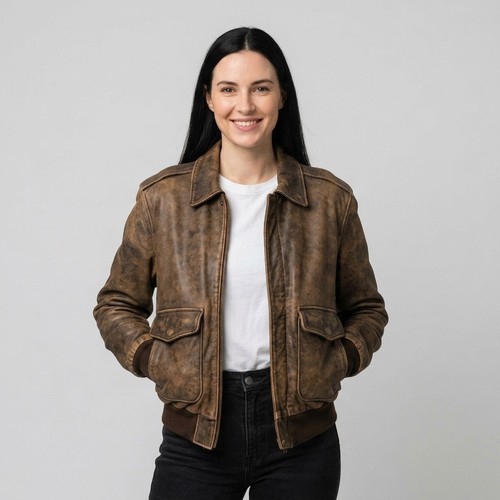 Women distressed brown - distressed,