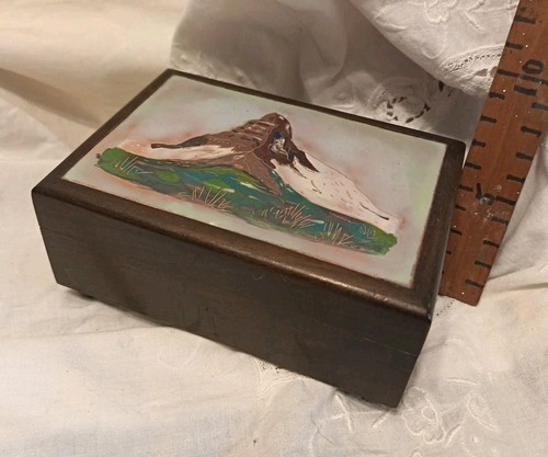 Vintage musical jewelry box - musical,