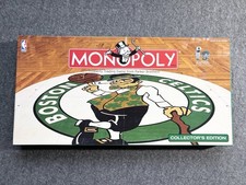NEW OPEN BOX  2006 MONOPOLY BOSTON CELTICS NBA BASKETBALL BOARD GAME SEALED BAGS