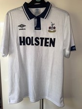 Tottenham Hotspur Rare Retro Vintage 1991 Home Football Shirt Men’s L
