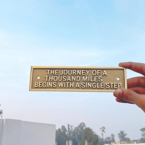 Cast brass custom - signs, &
