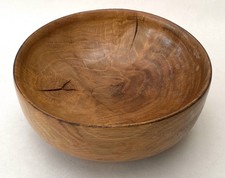 Hand turned oak - turned, by