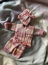 Hand Knitted dolls clothes to