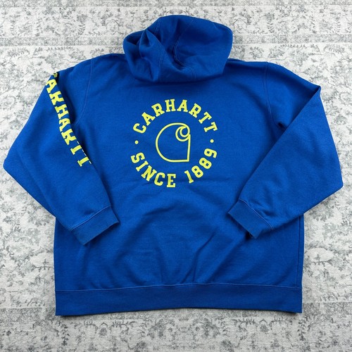 Carhartt hoodie blue spell - carhartt,