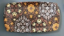 Vintage Retro Brown Floral Thetford Norfolk drinks hors d'oeuvres serving tray