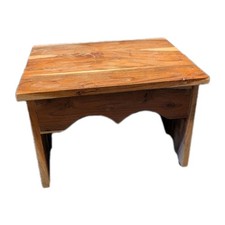 Wooden stool footstool small - wooden,
