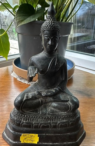 Chinese buddha bronze figure - a,