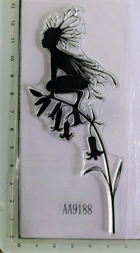 Woodland sprite fairy stamp - stamp,