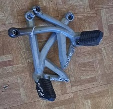 Triumph Tiger 1200 Explorer 2012-2015 Rear Pillion Footrests + Pegs -One Cracked