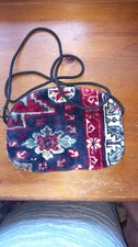 Vintage Carpet Bag From Carpet Bags Of Rougham, Suffolk. 18cm x 24cms