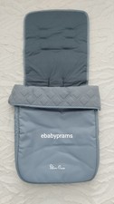 New silver cross pop footmuff - new,
