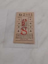 WOLVERHAMPTON CORPORATION TRANSPORT - BUS TRAVEL TICKET