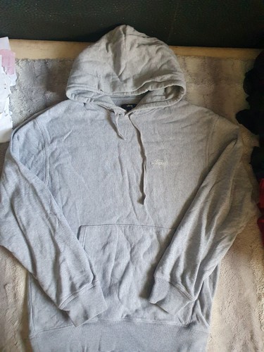 Stussy men cotton grey - men's,