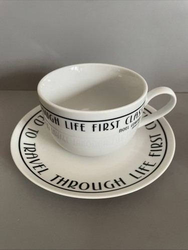 Noel coward jumbo - cup, saucer