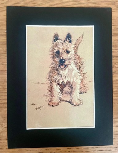Westie dog print - by, cecil