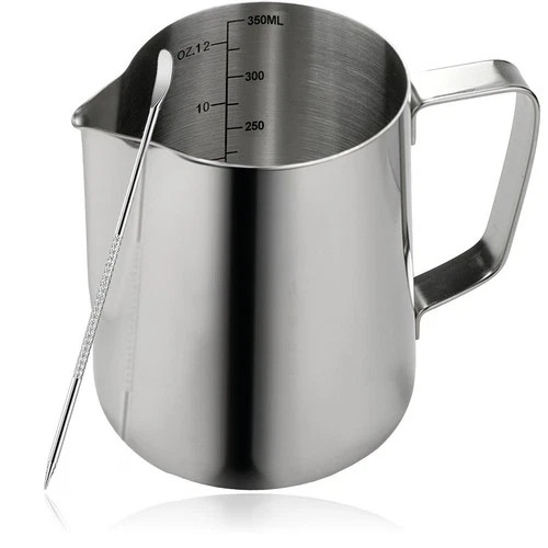 Milk jug stainless steel 350ml - milk,