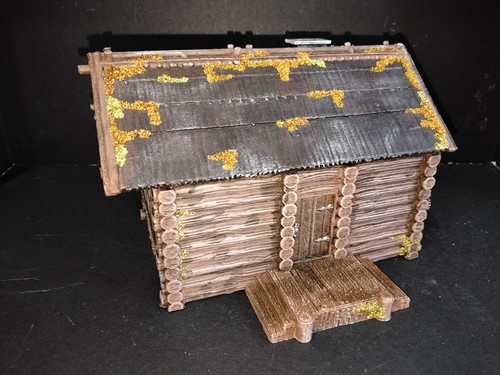 32mm log cabin painted - log,