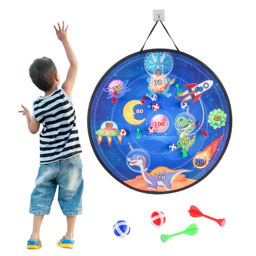 Inches kids dart board set - kids,