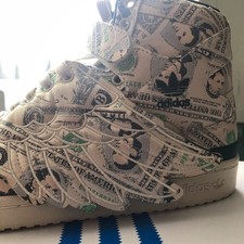 Brand new Adidas Jeremy Scott Wings 1.0 Money High UK 9