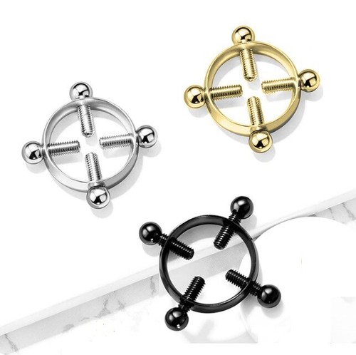 Screw nipple clamp - nipple,