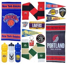 NBA Basketball Gift Items Keyring Badge Scarf Towel Bottle Pennant Badge Team