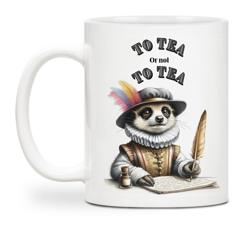 Fun meerkat shakespeare white - shakespeare,