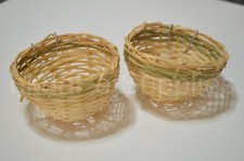 2 x Canary Wicker Nest Pans for Cage and Aviary birds Canary Finch Wicker