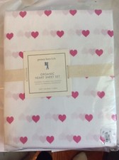 Pottery Barn Disney heart princess holiday birthday gift school SHEET SET .