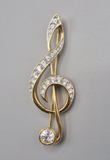 Swarovski Gold Plated Clear