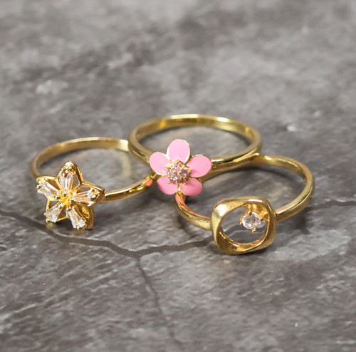 Gold plated 925 silver - 3, x