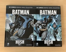 DC Comics Batman Hush Part 1 & 2 Hardcover Graphic Novel Eaglemoss Collection