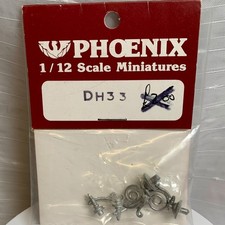 12th Scale Phoenix Miniatures two gaslight brackets KIT DH033 ( no shades)
