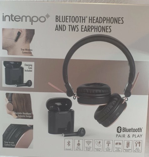 Intempo bluetooth headphones - intempo,
