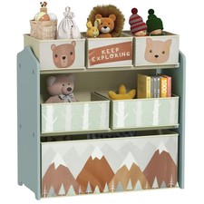 Green Kids Toy Storage Unit