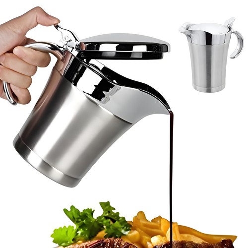 Stainless steel gravy boat - gravy,
