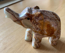 Vintage Onyx Hand Carved