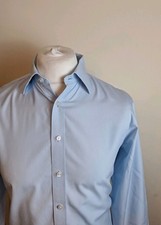 Thomas Pink Shirt Blue Poplin