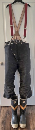 Vintage firefighter turnout - firefighter,
