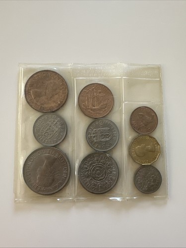1953 coins british - 1953,