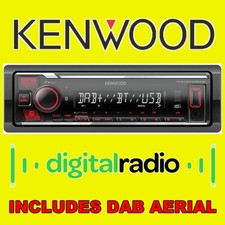 Kenwood Bluetooth Car Radio Stereo DAB USB iPod iPhone Digital Media Receiver EX