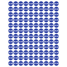 Price sticker sheet x120 ice - sticker,