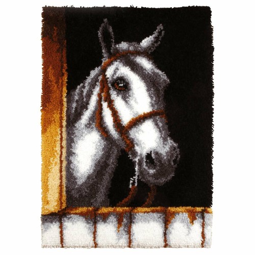 White horse head - latch, hook