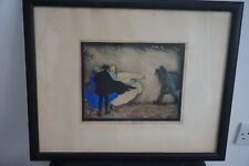 Jennie Harbour 1910 painted Raphael Tuck lithograph Engraving "BLOW WINDS BLOW'