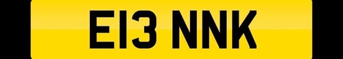 Number plate registration - number,