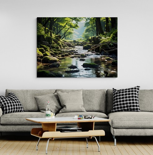 Stream water woodland forest - stream,