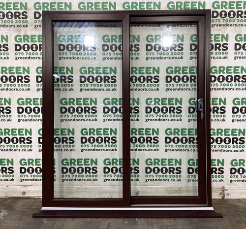 Rosewood upvc sliding doors - sliding,