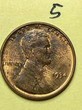 1934 LINCOLN WHEAT CENT, nice