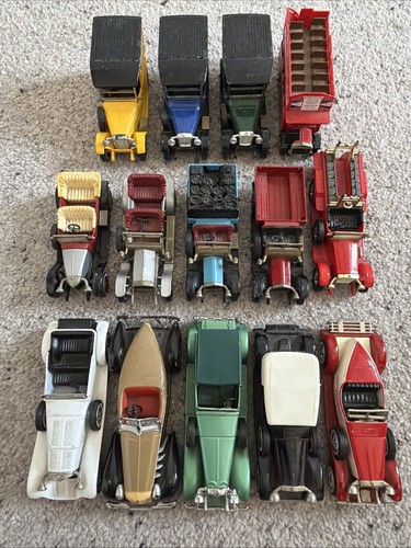 14x vintage matchbox models - 14x,