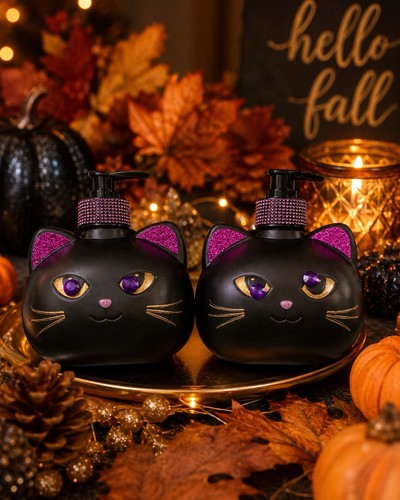 Pack decorated black cat - pack,