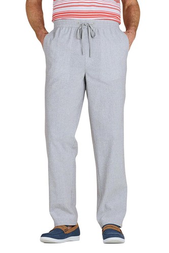 Mens linen look cotton - cotton, on